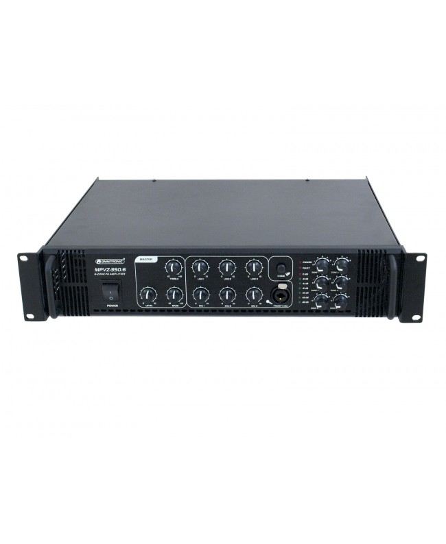Omnitronic MPVZ-350.6 PA Mixing Amplifier 100 V Amplifiers