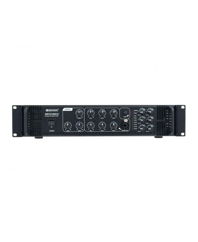 Omnitronic Amplificatore di missaggio PA MPVZ-350.6 Amplificatori 100 V