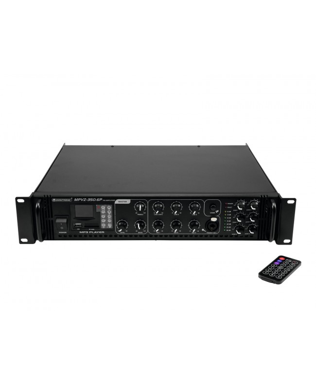 Omnitronic MPVZ-350.6P PA Mixing Amp 100 V Amplifiers
