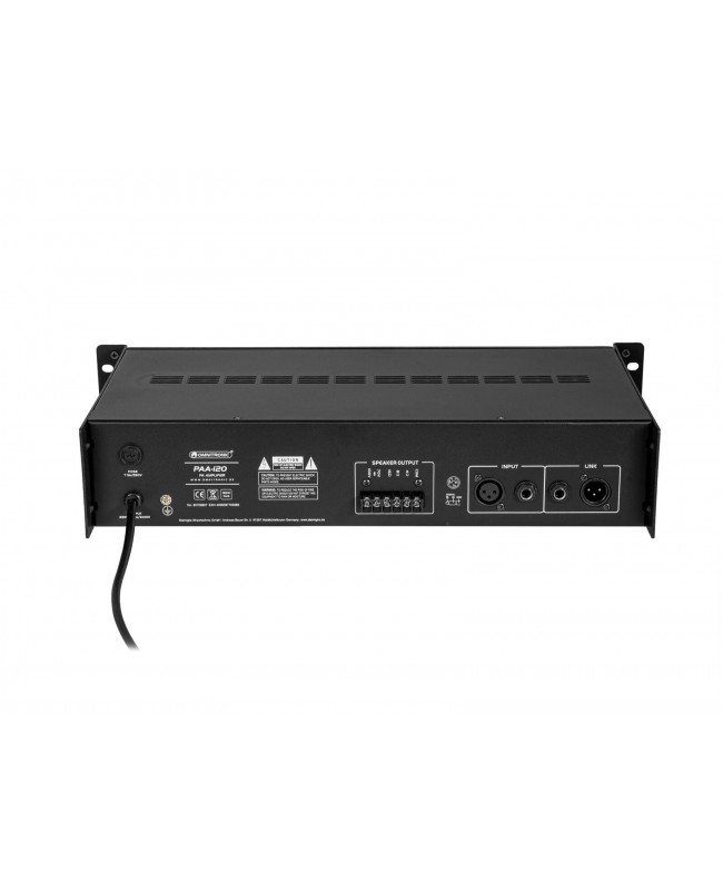 Omnitronic PAA-120 PA Amplifier 100 V Amplifiers