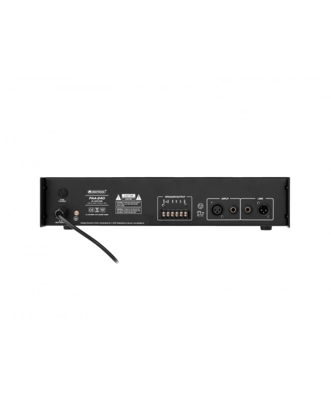 Omnitronic PAA-240 PA Amplifier 100 V Amplifiers