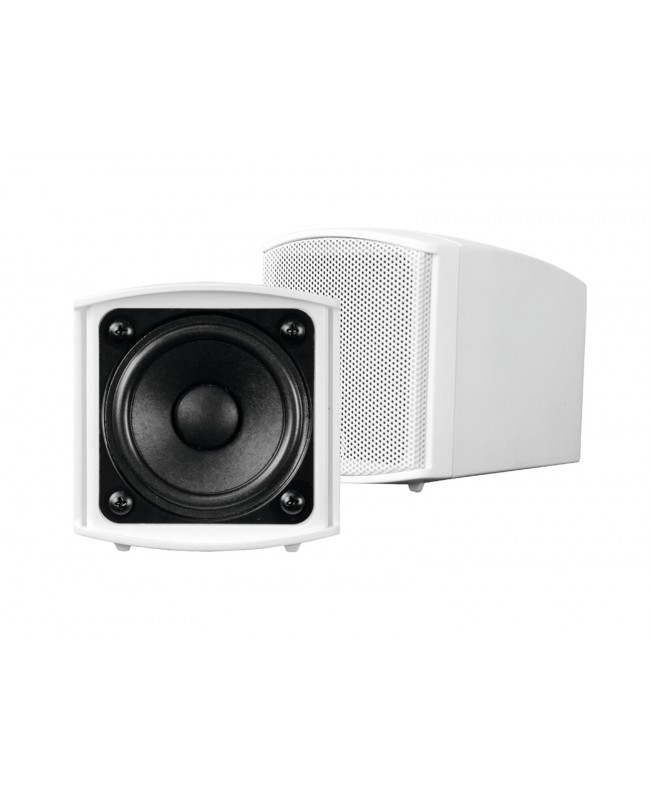 Omnitronic OD-2T Altoparlante da parete 100V bianco 2x Altoparlanti interni 100 V