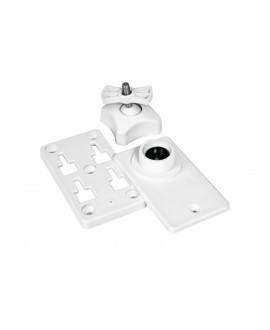 Omnitronic Wall Bracket for ODP-204/206 white 2x 100 V Indoor speakers