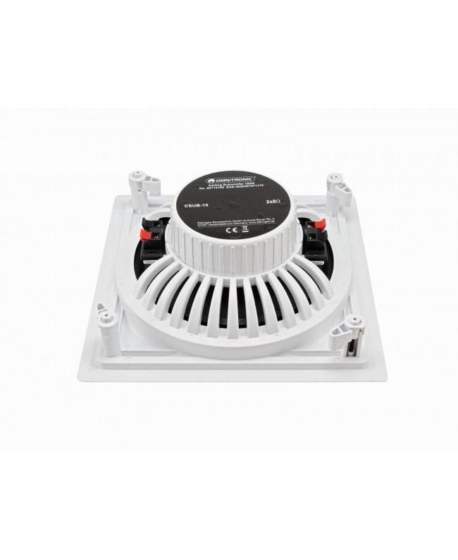 Omnitronic CSUB-10 Decken-Subwoofer 100 V Innenlautsprecher