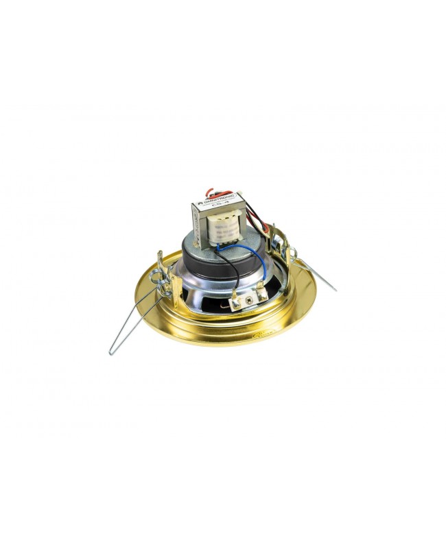Omnitronic CS-4G Deckenlautsprecher gold 100 V Innenlautsprecher