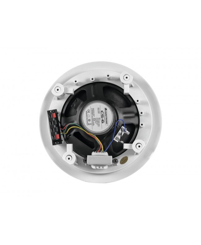 Omnitronic CS-6 Deckenlautsprecher weiß 100 V Innenlautsprecher