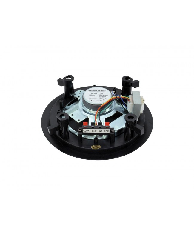 Omnitronic CS-6 Ceiling Speaker black 100 V Indoor speakers