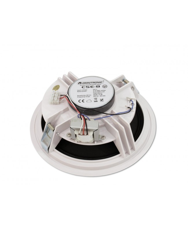 Omnitronic Diffusore da soffitto CSE-8 Altoparlanti interni 100 V