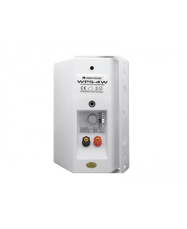 Omnitronic Altoparlante da parete PA WPS-4W Altoparlanti interni 100 V