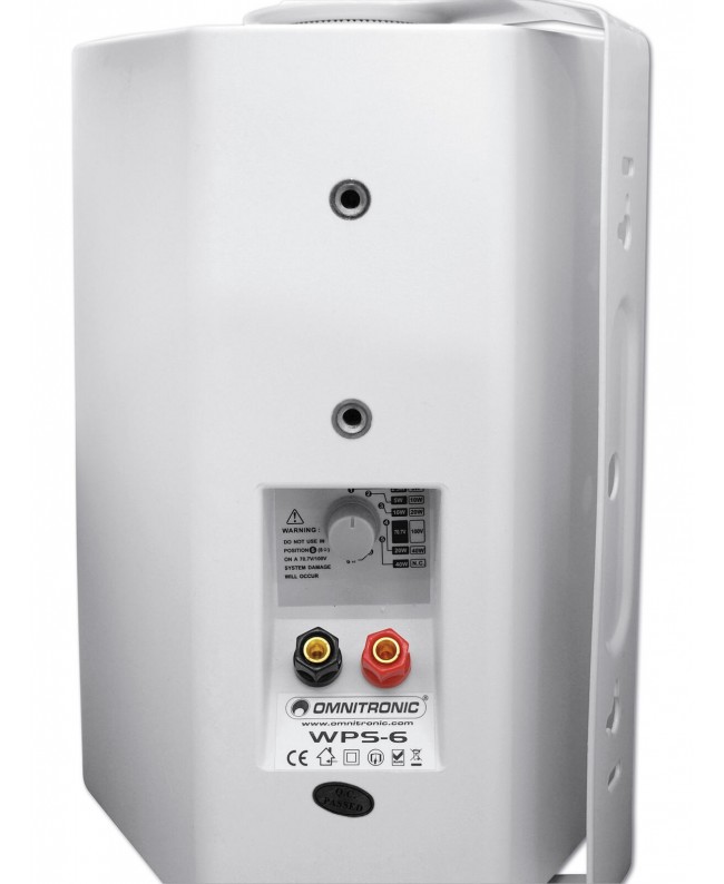 Omnitronic WPS-6W PA Wall Speaker 100 V Indoor speakers