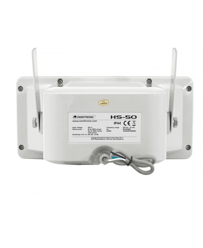 Omnitronic HS-50 Druckkammerlautsprecher 100 V Innenlautsprecher
