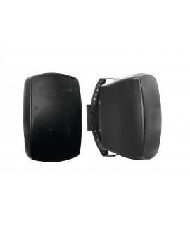 Omnitronic OD-6T Altoparlante da parete 100V nero 2x Altoparlanti esterni 100 V