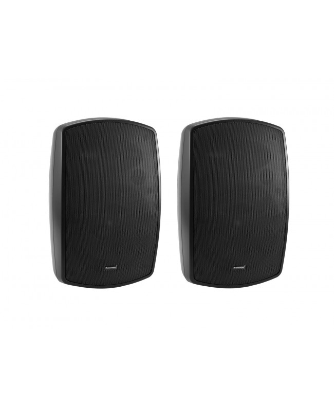 Omnitronic OD-8T Wall Speaker 100V black 2x 100 V Outdoor speakers