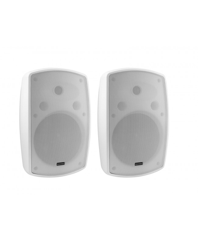 Omnitronic OD-8T Altoparlante da parete 100V bianco 2x Altoparlanti esterni 100 V