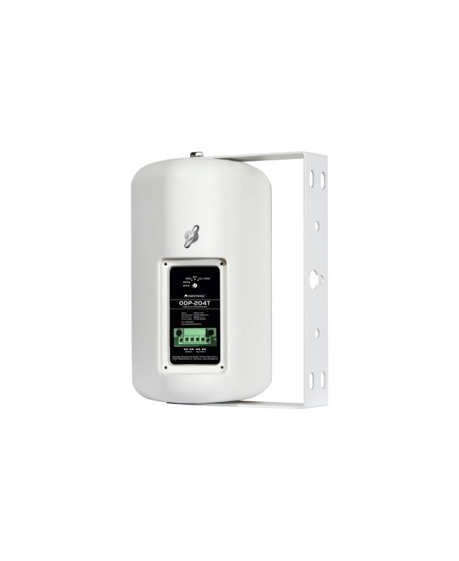 Omnitronic ODP-204T Altoparlante da installazione 100V bianco 2x Altoparlanti esterni 100 V