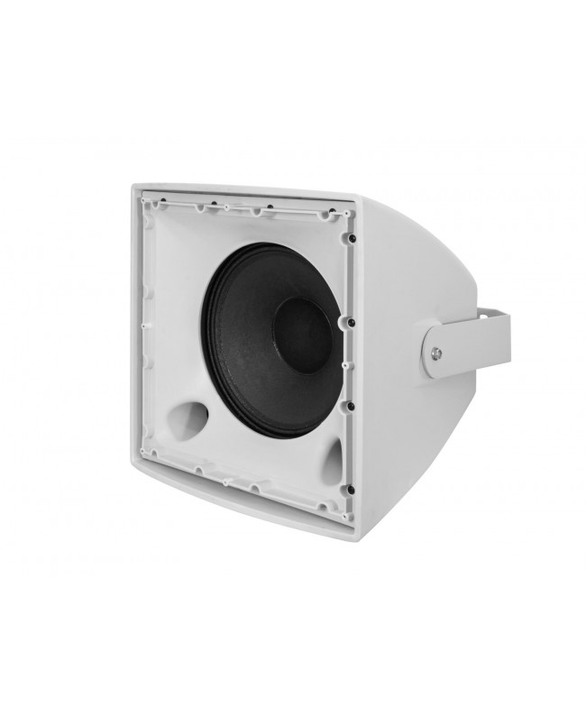 Omnitronic ODX-212T Installationslautsprecher 100V weiß 100 V Außenlautsprecher
