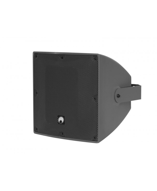 Omnitronic ODX-212TM Installationslautsprecher 100V dunkelgrau 100 V Außenlautsprecher