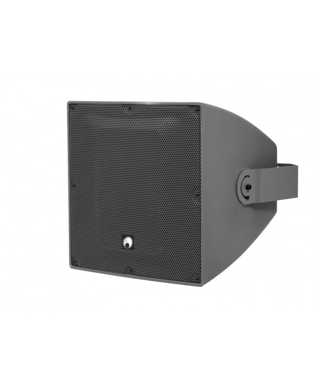 Omnitronic ODX-215TM Installationslautsprecher 100V dunkelgrau 100 V Außenlautsprecher