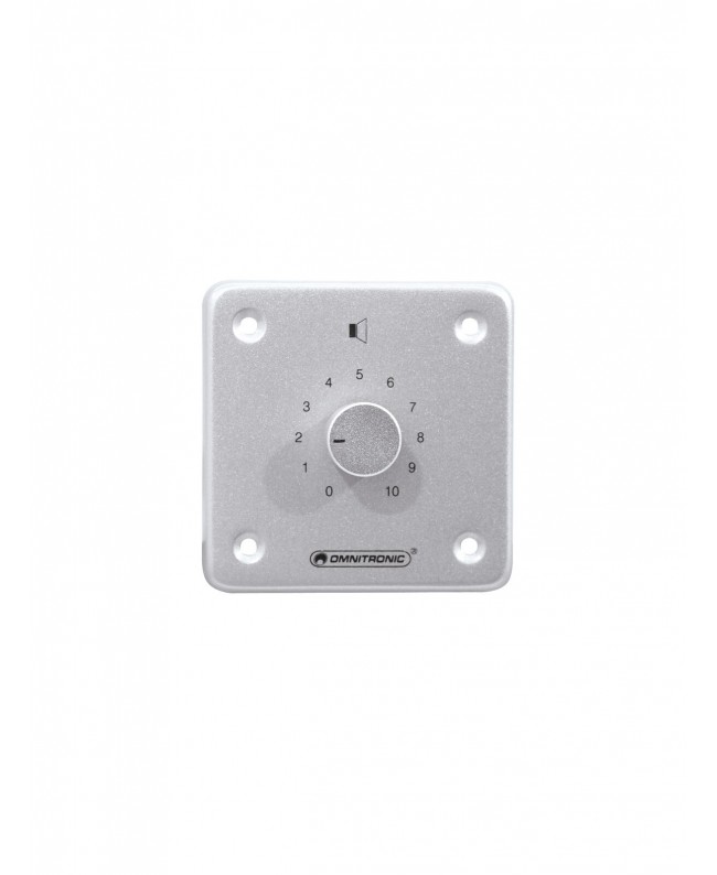 Omnitronic Regolatore di volume PA 10 W mono sil Regolatori 100 V