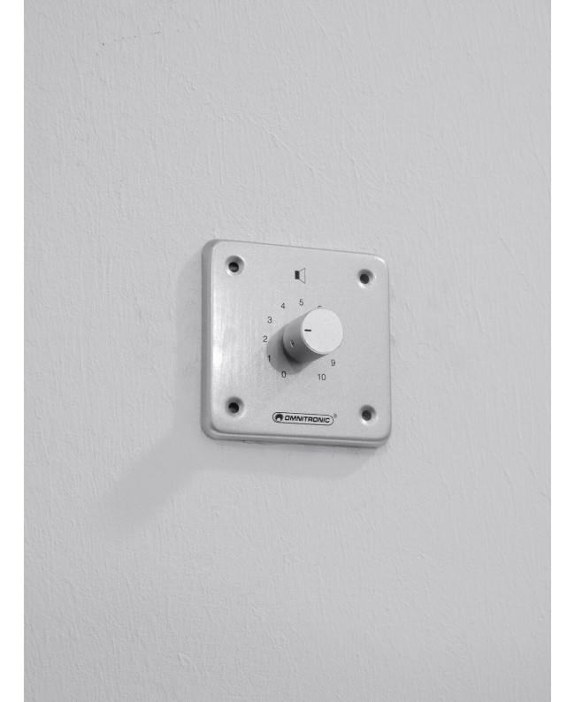 Omnitronic Regolatore di volume PA 10 W mono sil Regolatori 100 V