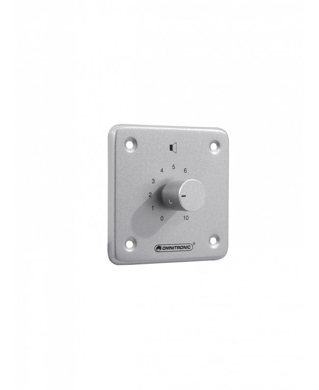 Omnitronic Regolatore di volume PA 10 W mono sil Regolatori 100 V