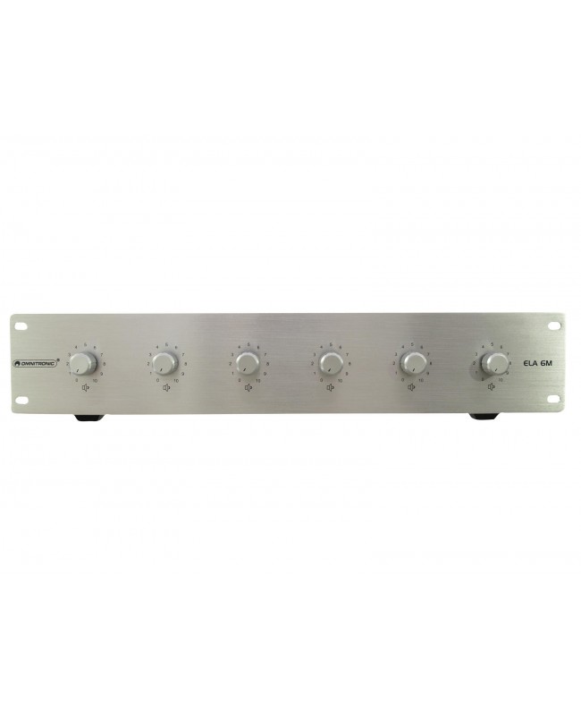 Omnitronic PA 6-zone mono vol contr 5W sil 100 V Controls
