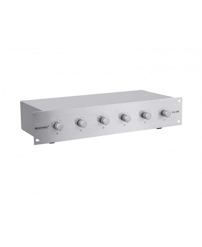 Omnitronic ELA 6M-Zonen LS-Regler 10W sil 100 V Regler