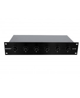 Omnitronic ELA 6S-Zonen LS-Regler 45W sw 100 V Regler