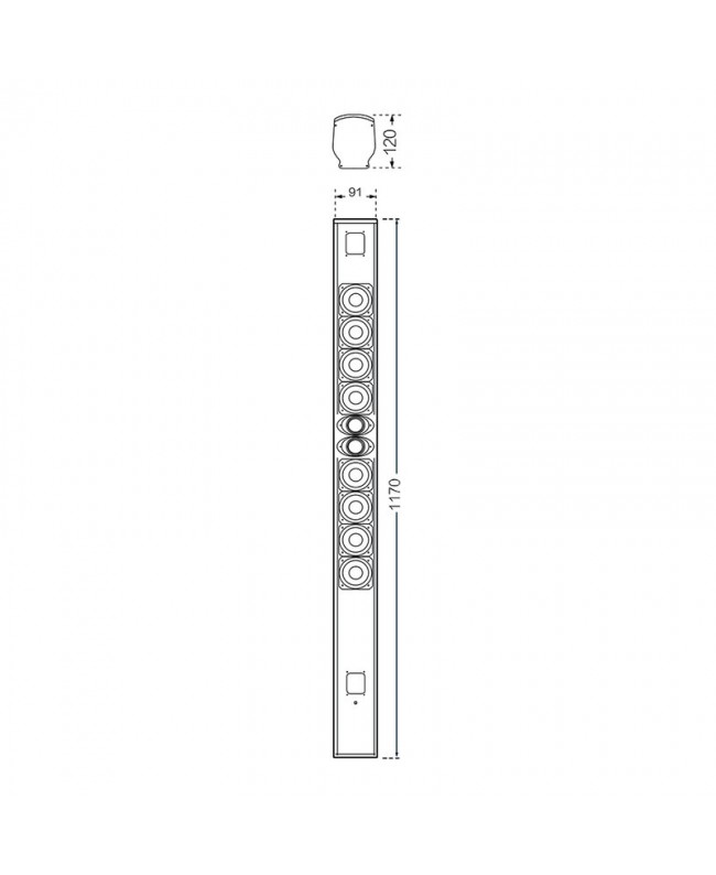 Segon Professional Audio JS-CO60N 100 V Outdoor speakers