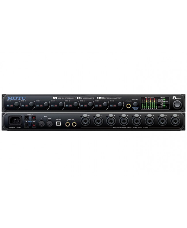 MOTU 8PRE USB Preamplificatori