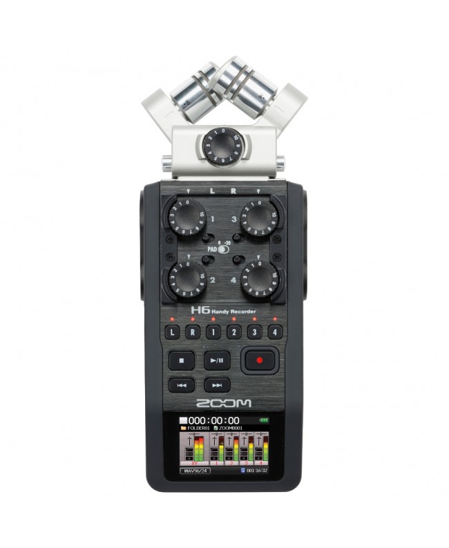 ZOOM H6 Black Mobile Recorder