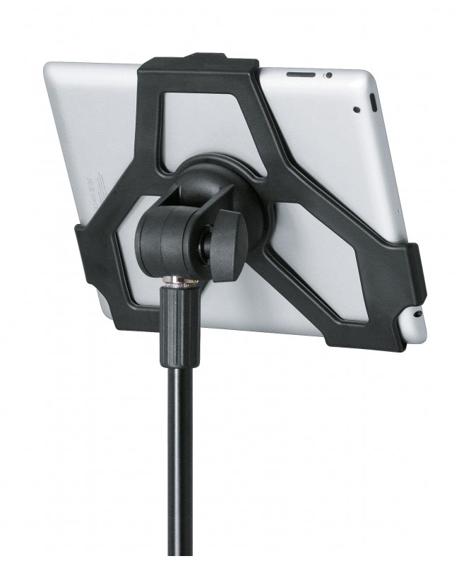 K&M 19712 iPad stand holder - black Tablet Supports