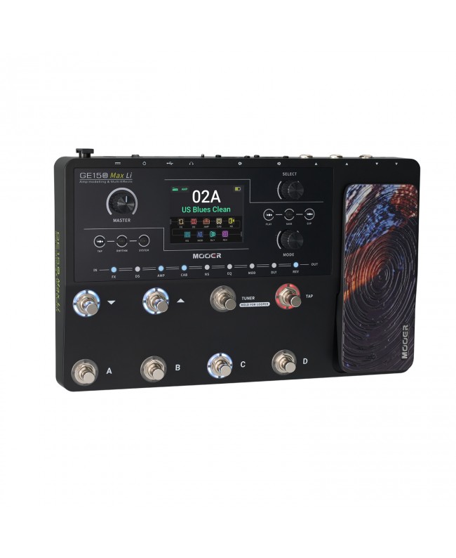 MOOER GE 150 MAX LI Pedaliere Multieffetto