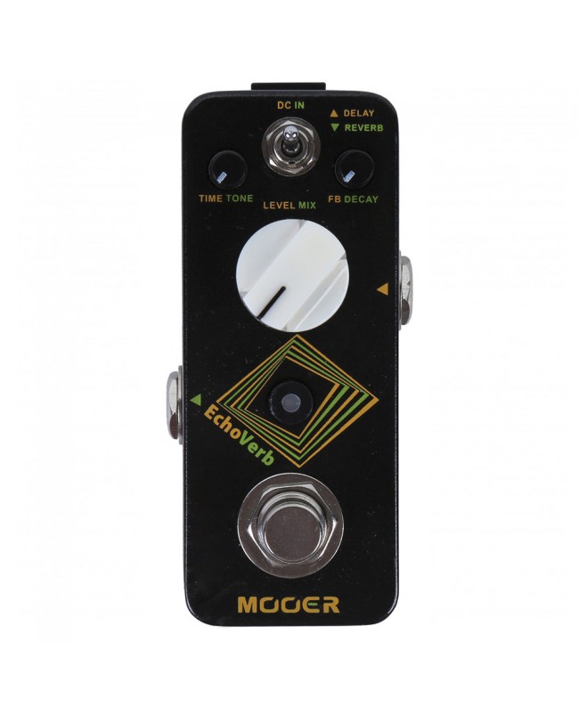MOOER ECHOVERB DIGITAL DELAY and REVERB Effect Pedals