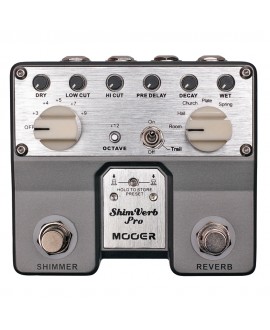 MOOER SHIMVERB PRO DIGITAL REVERB Pedaliere Multieffetto