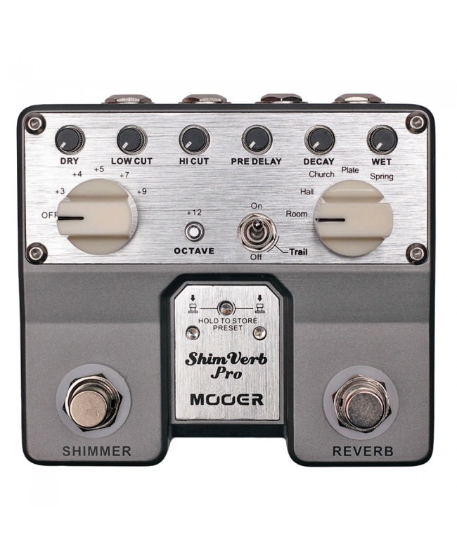 MOOER SHIMVERB PRO DIGITAL REVERB Pedaliere Multieffetto