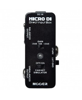 MOOER MICRO DI DIRECT INPUT BOX Pedaliere Multieffetto