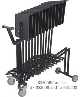 HERCULES HCBS-200BC+ SET 12X LEGGIO DA ORCHESTRA Supporti per leggii