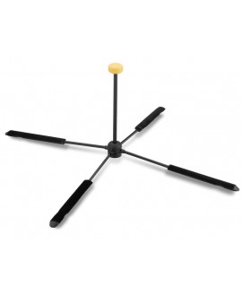 HERCULES HCDS-460B TRAVLITE FOOTJOINT FLUTE STAND C Other Instruments