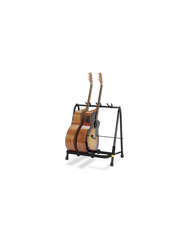 HERCULES HCGS-523B 3-INSTRUMENT GUITAR/BASS RACK Acoustic Guitar Stands