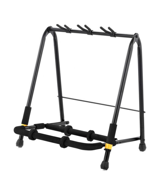 HERCULES HCGS-523B 3-INSTRUMENT GUITAR/BASS RACK Acoustic Guitar Stands