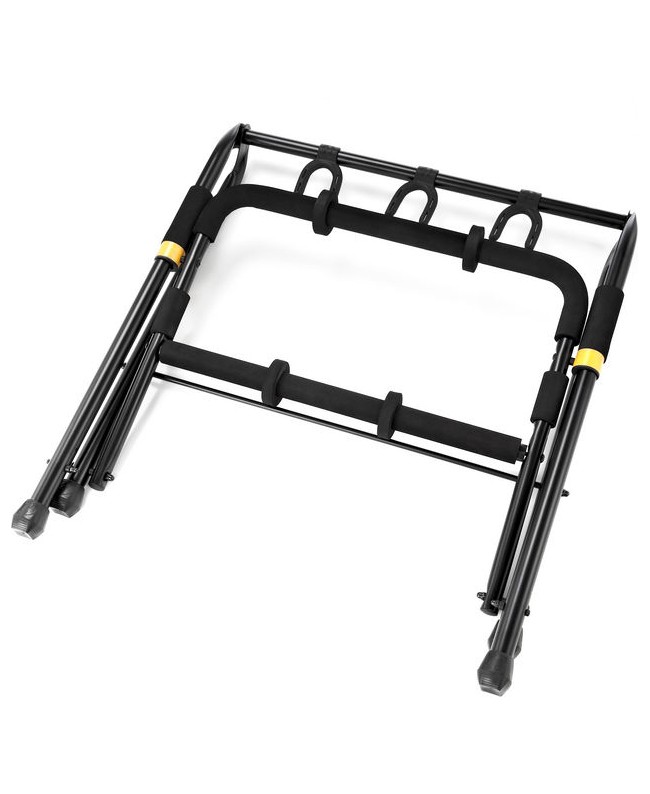 HERCULES HCGS-523B 3-INSTRUMENT GUITAR/BASS RACK Acoustic Guitar Stands
