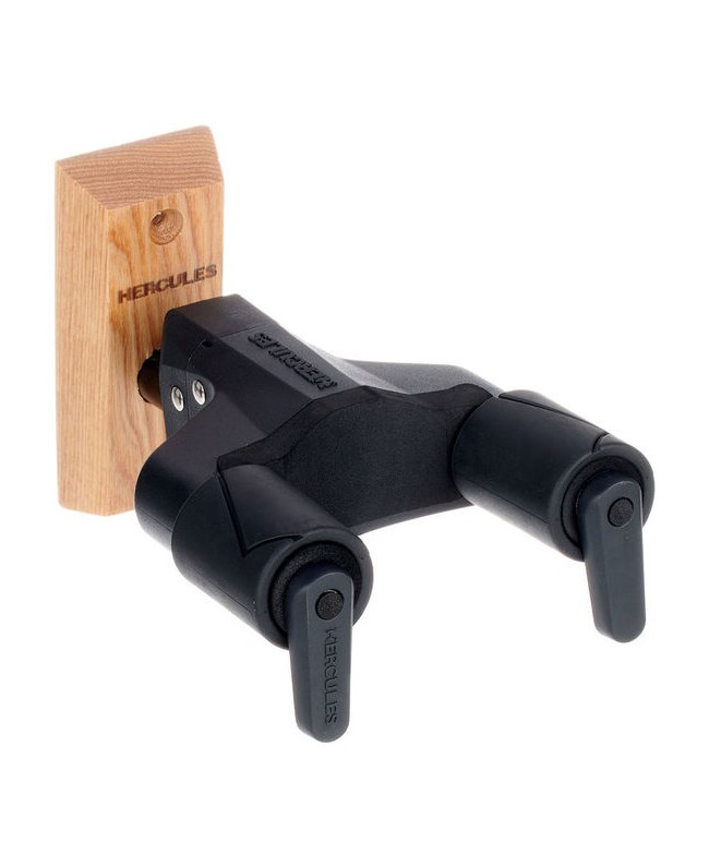 HERCULES HCGSP-38WB+ GUITAR/BASS WALL MOUNT, WOOD BASE Wall Mounts