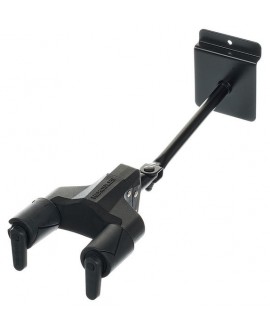 HERCULES HCGSP-40SB+ 16MM LAMELLENWANDSTÄNDER FÜR GITARRE/BASS Wandhalterungen