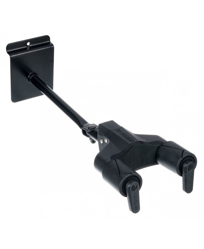 HERCULES HCGSP-41SB+ 13MM SLATWALL STÄNDER FÜR GITARRE/BASS Wandhalterungen