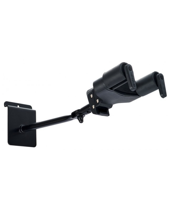 HERCULES HCGSP-41SB+ SUPPORTO DA SLATWALL 13MM PER CHITARRA/BASSO Supporti a muro