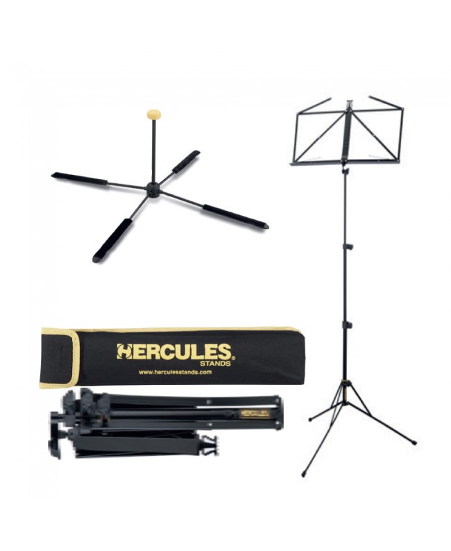 HERCULES FLUTE STAND HCDS-460B + MUSIC STAND HCBS-030BB Supports for music stands