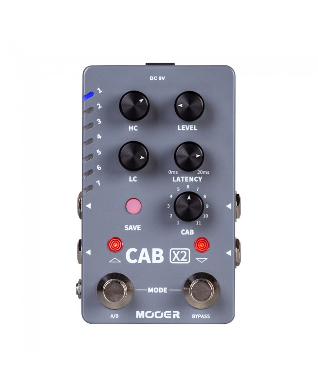 MOOER CAB X2 Pedaliere Multieffetto