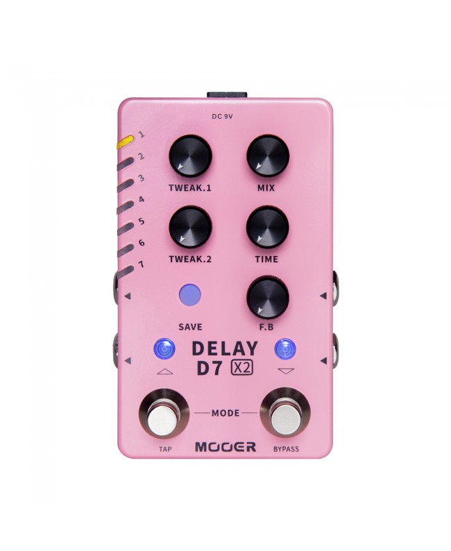 MOOER D7 X2 DELAY Effect Pedals