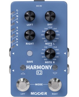 MOOER HARMONY X2 Pedaliere Multieffetto